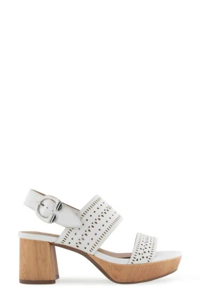 Aerosoles Camera Perforated Slingback Platform Sandal