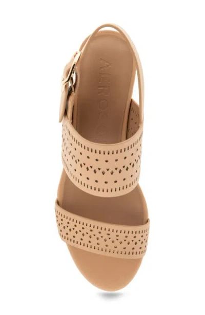Aerosoles Camera Perforated Slingback Platform Sandal