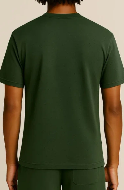 D.rt Perforated Cotton T-shirt In Green