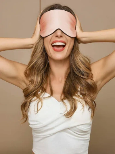 Silksilky 2 Pcs Silk Elastic Band Sleep Eye Mask Set