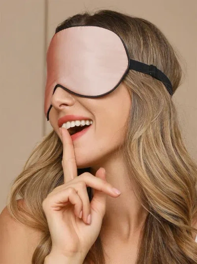 Silksilky 2 Pcs Silk Elastic Band Sleep Eye Mask Set