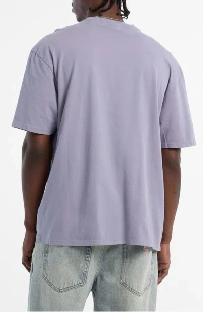 Guess Originals Striker Oversize Graphic T-shirt In Purple