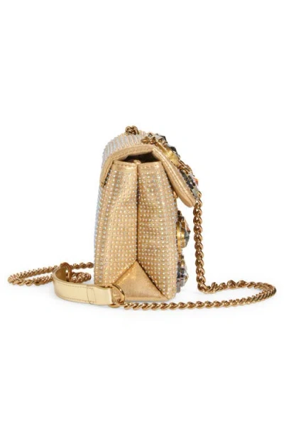 Kurt Geiger London Medium Kensington Octavia Crystal Leather Convertible Crossbody Bag