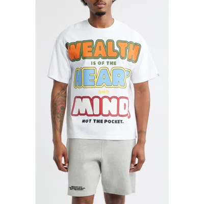 Billionaire Boys Club Wealth, Heart & Mind Crop Graphic T-shirt In Multi