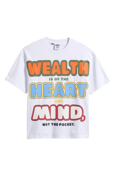 Billionaire Boys Club Wealth, Heart & Mind Crop Graphic T-shirt In Multi