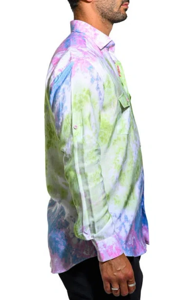 Maceoo Archimedes Resistance Contemporary Fit Button-up Shirt In Multi