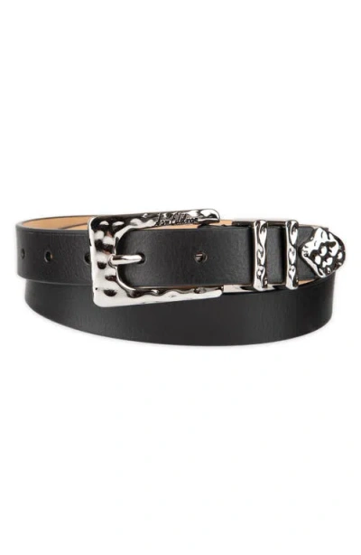 Sam Edelman Hammered Leather Belt