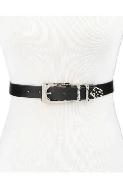 Sam Edelman Hammered Leather Belt