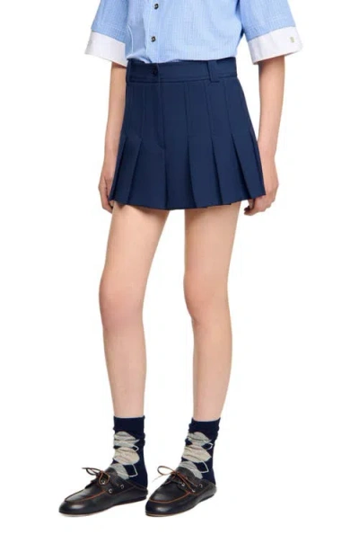 Sandro Tailored Pleated Shorts