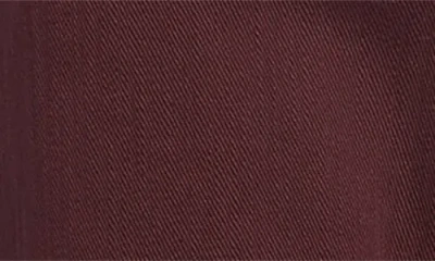 Akris Punto Cali Stretch Denim Crop Bootcut Jeans In Burgundy
