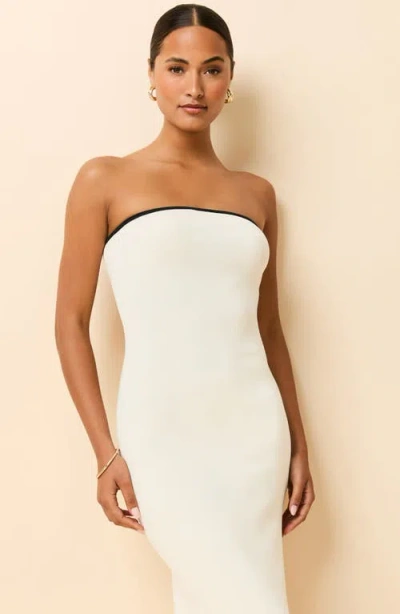 Solid & Striped The Caroline Column Dress In White