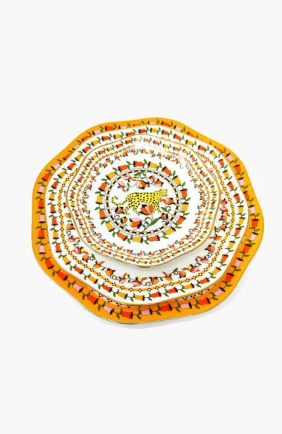 Jessie Zhao New York Tropical Love Bone China Plates, Set Of Three
