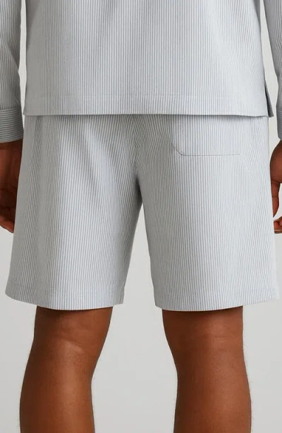 D.rt Stripe Drawstring Waist Shorts In Nude