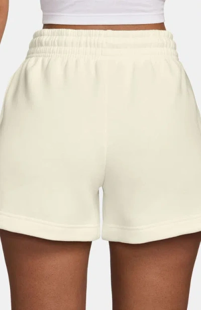 Nike Sportswear Phoenix Fleece Mid-rise 4-inch Shorts In Neutral