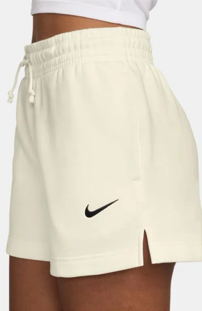 Nike Sportswear Phoenix Fleece Mid-rise 4-inch Shorts In Neutral