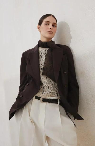 Brunello Cucinelli Double-breasted Tailored Blazer
