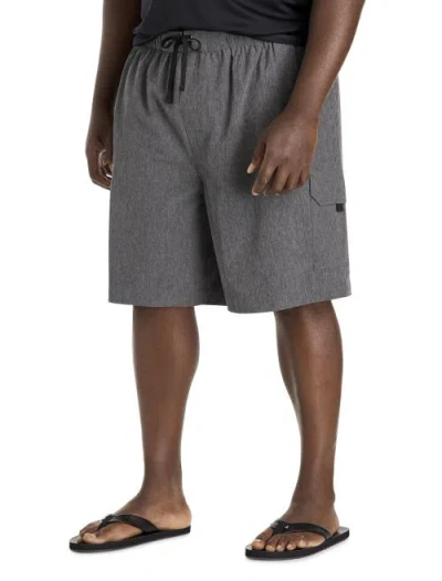 Harbor Bay By Dxl Big & Tall Cargo Stretch Swim Trunks