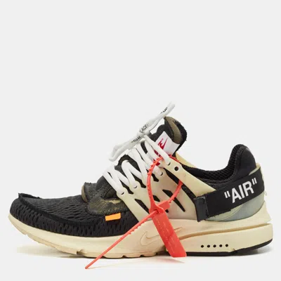 Pre-owned Off-white X Nike Black Mesh Air Presto Sneakers Size 42.5