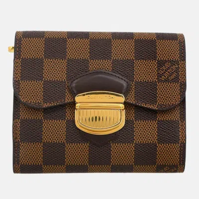 Pre-owned Louis Vuitton Damier Portefeuille Joy Trifold Wallet