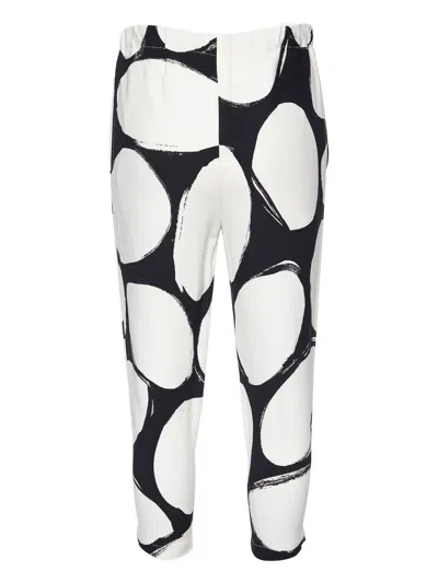 Pre-owned Marni Abstract-print Straight-leg Trousers