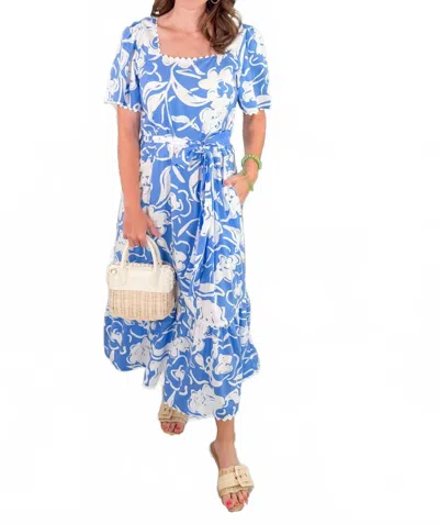 Mary Square Emery Maxi Dress In Spring Serenade