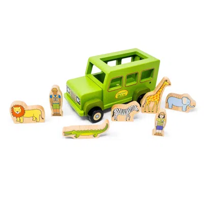 Jack Rabbit Creations Kid's Safari Eco-rover Magnetic Truck In Green In Green