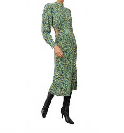 Rails Carmel Dress In Abstract Garden In Green