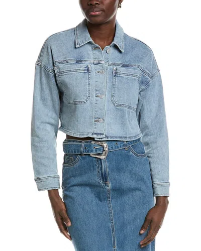 Industry Cropped Jacket In Blue