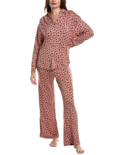 Honeydew 2pc Knitwit Pajama Set In Pink