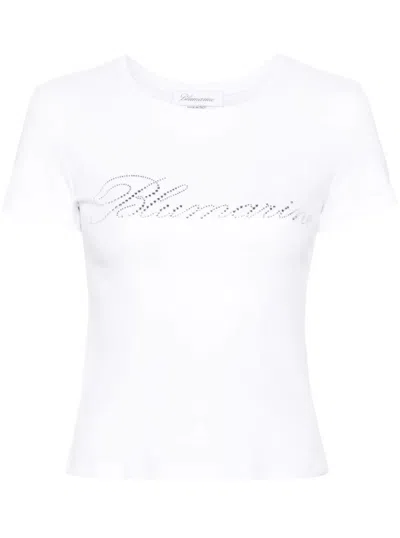Blumarine Women Logo Cotton T-shirt
