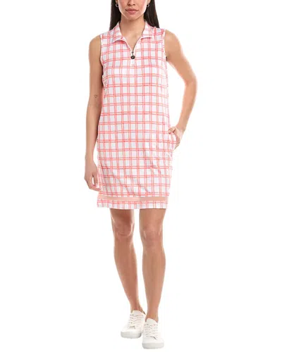 Stella Parker 1/4-zip Short Dress In Pink