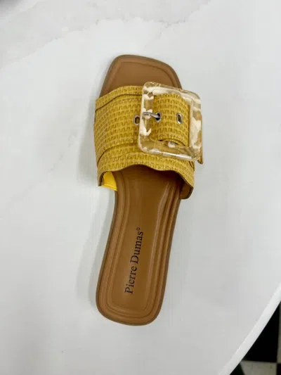 Pierre Dumas Women's Emy 1 Sandals In Mustard In Yellow