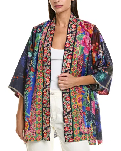 Johnny Was Emilia Silk Kimono In Multi