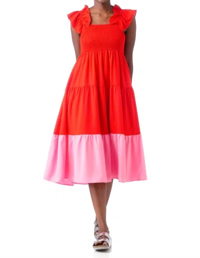 Crosby By Mollie Burch Bray Dress In Cosmo Pink In Red