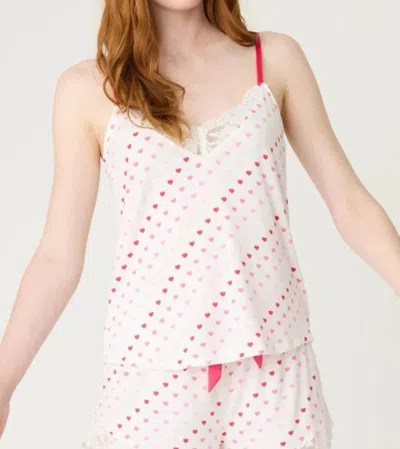 Pj Salvage Day Dreams Heart Cami Top In Ivory