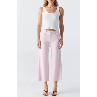 Amo Marjorie Denim Jean In Flush In Pink