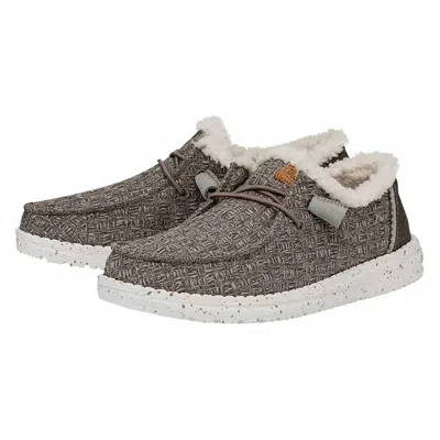 Hey Dude Women's Wendy Warmth Casual Shoes In Brown
