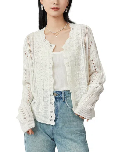 Ounixue Cardigan In White