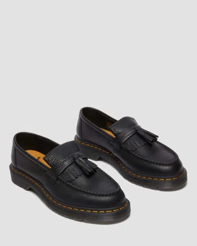 Dr. Martens' Adrian Tassel Loafer Women's 10 Black Leather Slip On Shoes Khd2104
