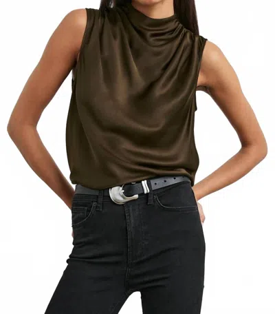 Rails Kaleen Top In Dark Moss