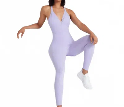 Rockstar Peach Miranda Onesie In Lavender