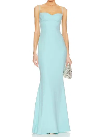 Katie May Yasmin Gown Maxi Dress In Sky