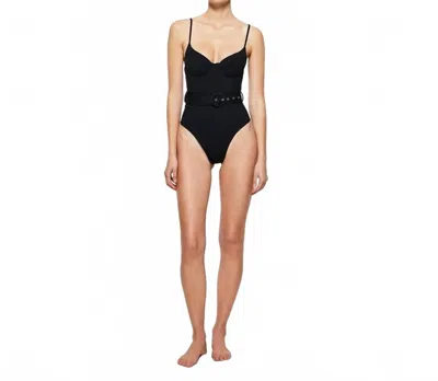 Simkhai Signature Noa Swimsuit In Black In Black