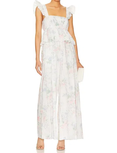 Selkie Weekender Jumpsuit In Mrs. Darcy In White