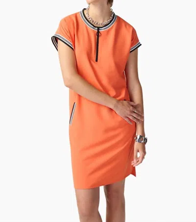 Joseph Ribkoff Knee-length Shift Dress In Mandarin In Orange