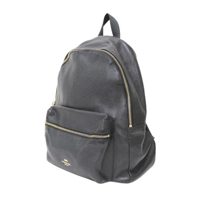 Pre-owned Coach Leather Backpack ()