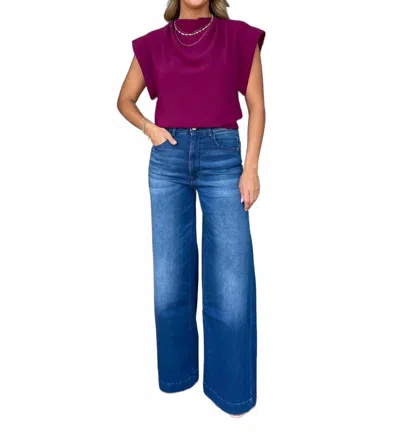 Amanda Uprichard Edrina Top In Syrah In Red