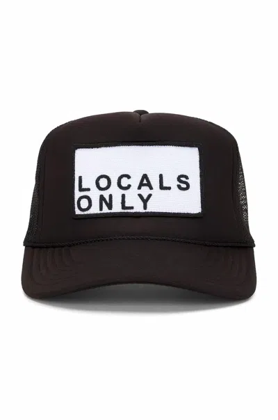 Friday Feelin Unisex Locals Only Hat In Black In Black