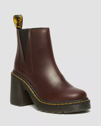 Dr. Martens' Spence 31756201 Chelsea Boot Women's Us 9 Dark Brown Leather Khd2066