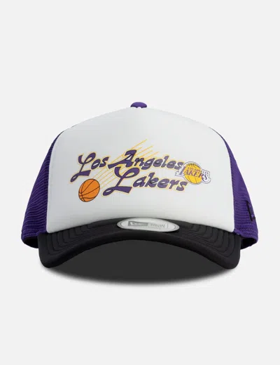 New Era Los Angeles Lakers Nba Graphic Trucker Cap